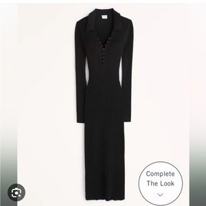 Abercrombie midi hook and eye dress